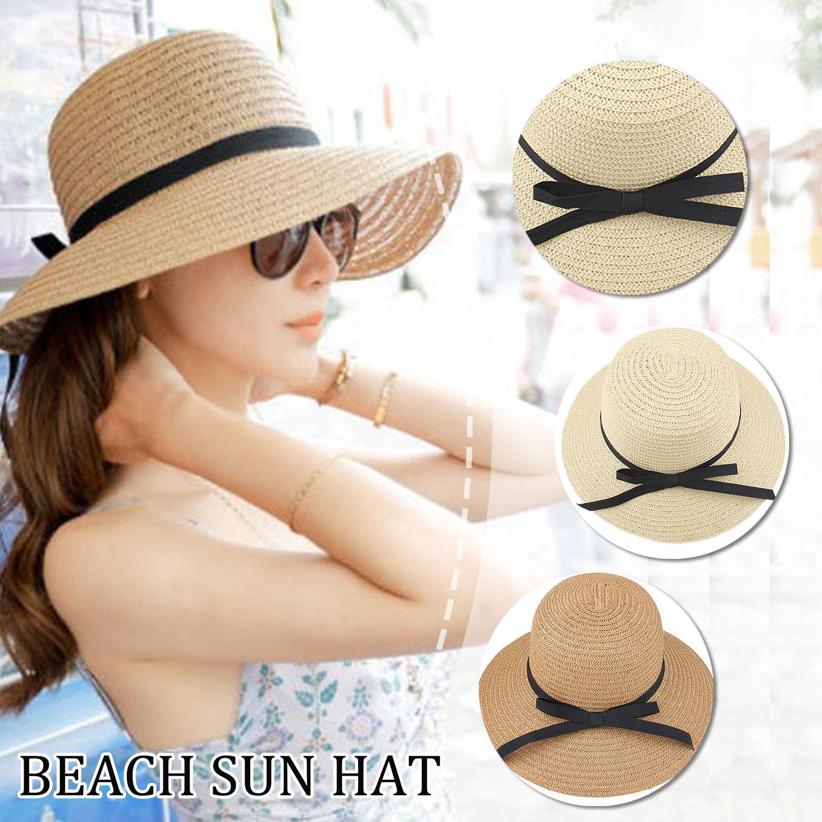 Hat Floppy Wide - قبعة صيفية من القش كبيرة واسعة