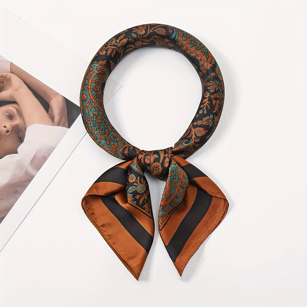 طقم وشاح حريري تقليد مع صدرية  - مراجعة Headband Summer Knit وسعره