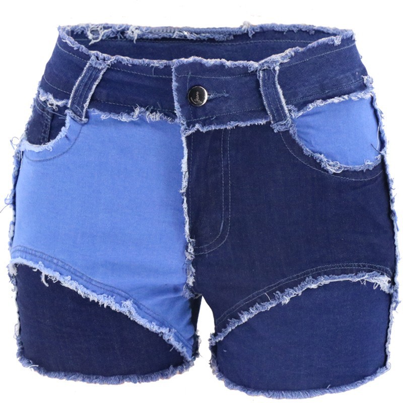 شورت جينز نسائي عصري بخصر متوس - مراجعة Shorts Denim Frayed وسعره