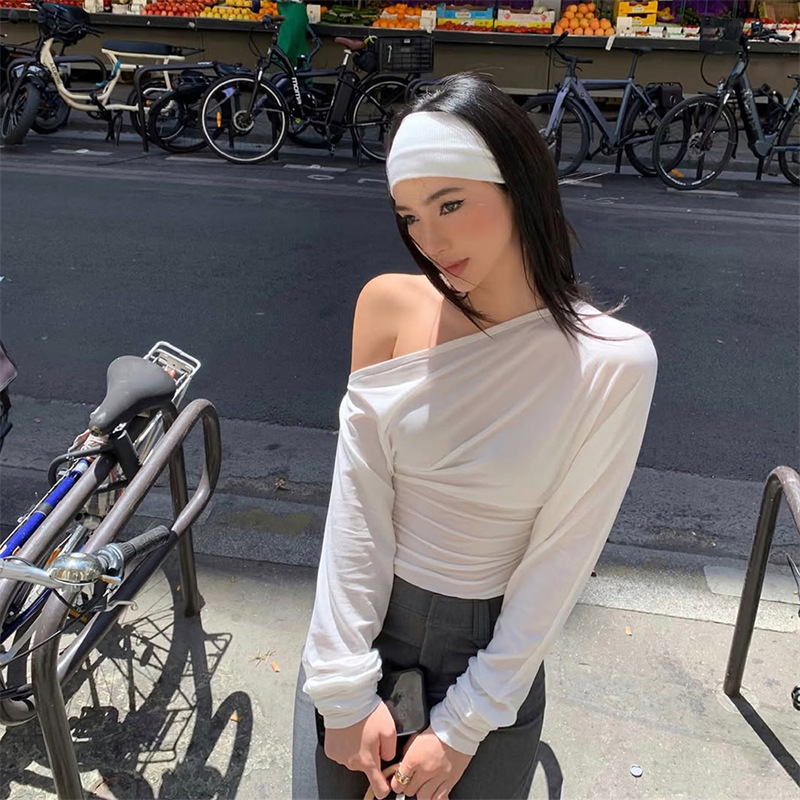 بلوزة نسائية 2026 بكتف واحد وأ - مراجعة Blouse Off Shoulder وسعره