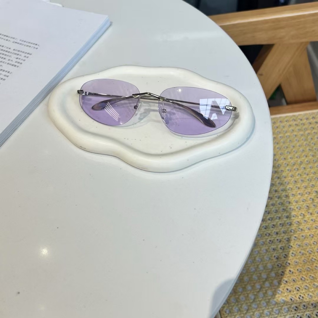 ظلال بدون إطار UV400، نظارات ش - مراجعة Sunglasses Cat Eye وسعره