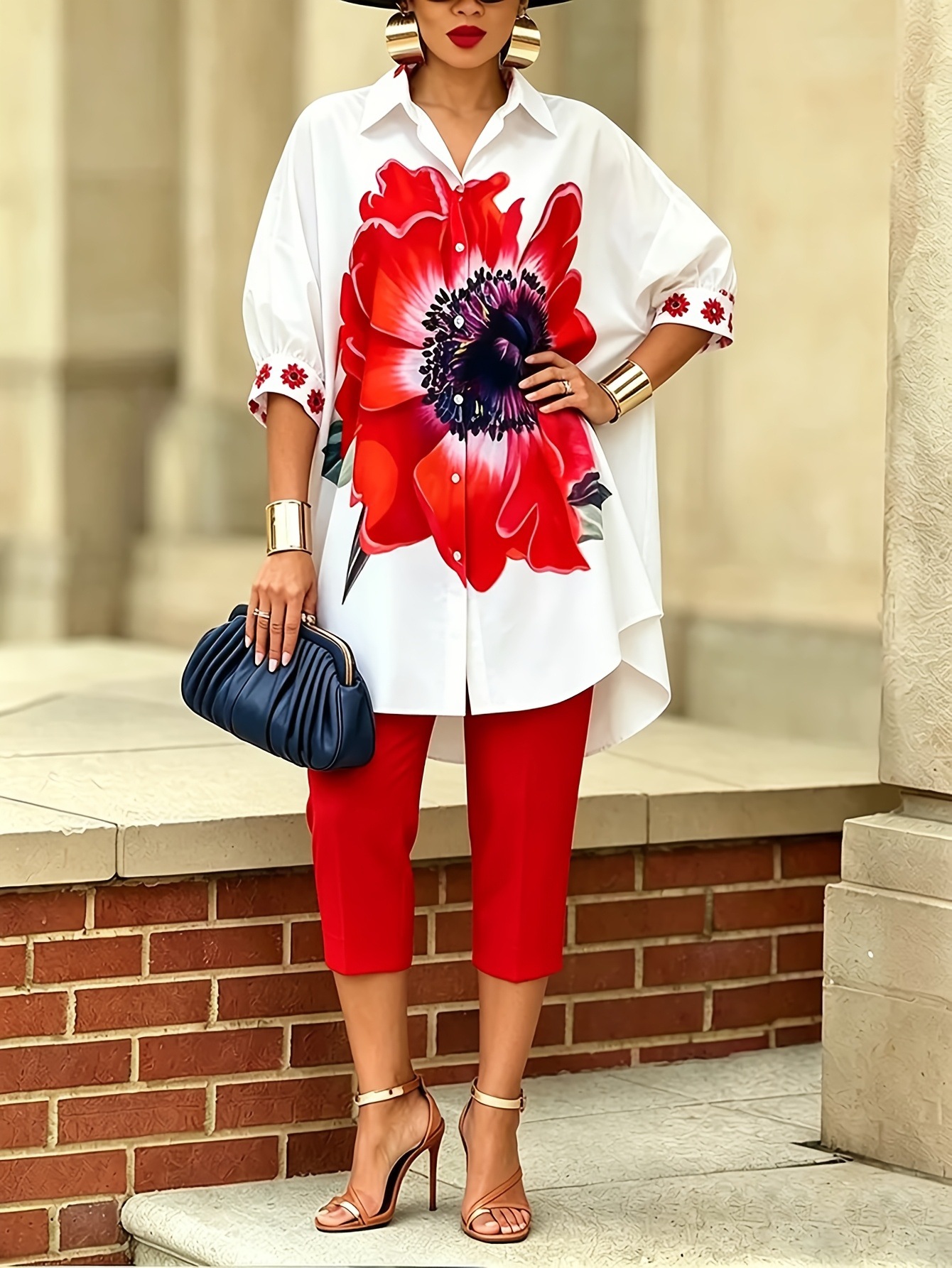 طقم نسائي عتيق الطراز مكون من  - مراجعة Romper Floral Print وسعره