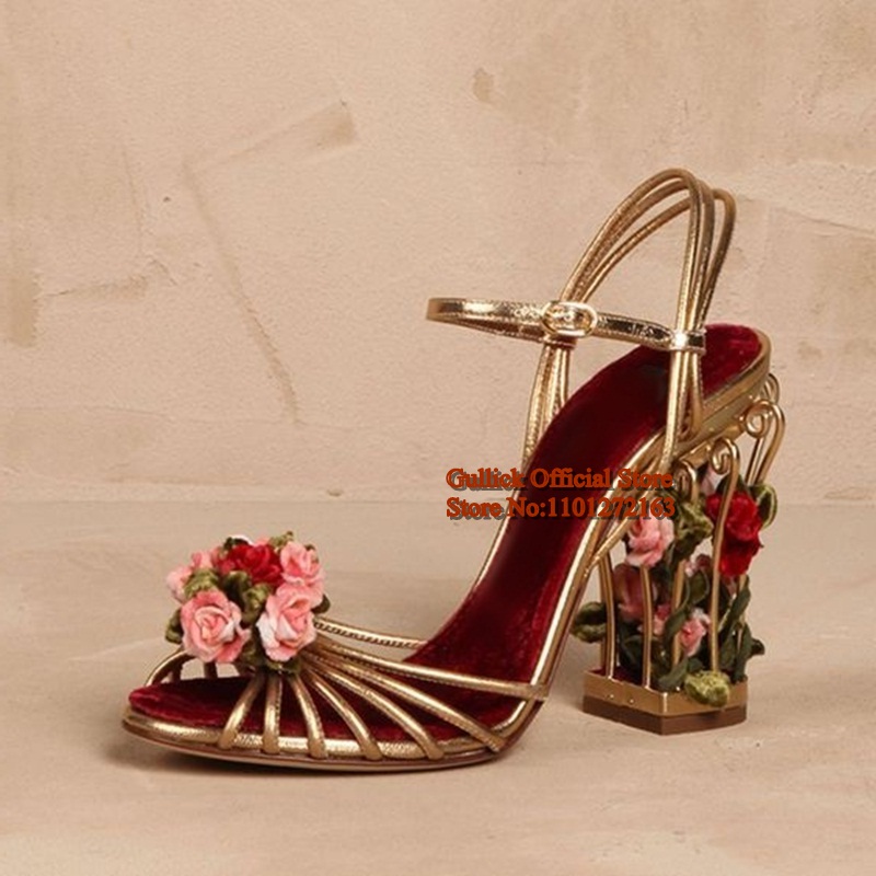 الفاخرة قفص الطيور النساء الصن - مراجعة Sandal Strappy Heeled وسعره